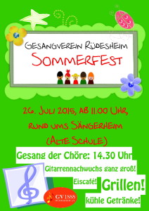 Plakat Sommerfest 2015
